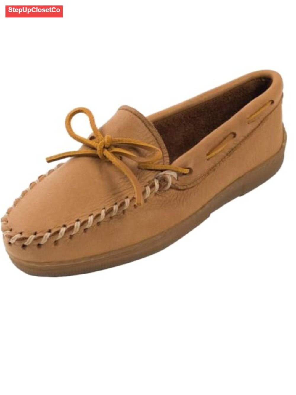 Moosehide Leather Slip-On Mocc Comfort Casual Slippers